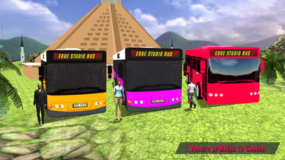 Elevated Bus Parking : Hill Station Bus Drive Game screenshot 2