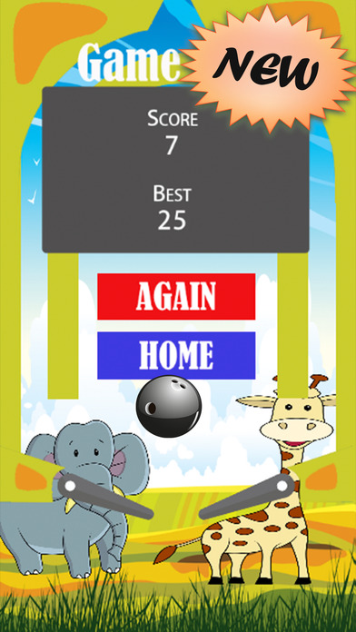 Pinball sniper animals: Easy cartoon online games screenshot 3