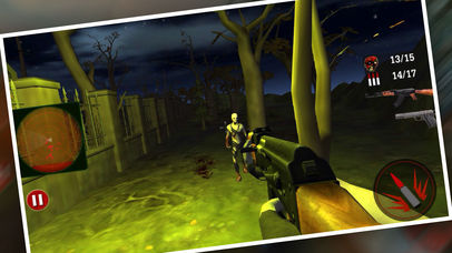 Zombies War Graveyard Shooter Pro screenshot 2