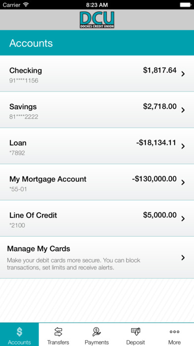 Doches Credit Union Mobile App screenshot 3