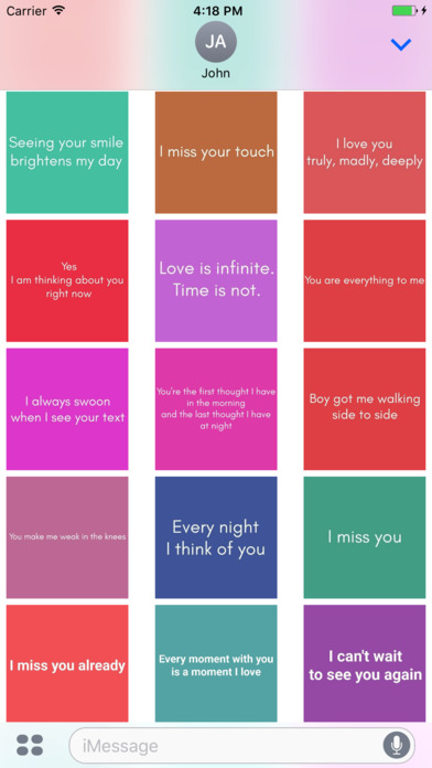 Cute Love Quotes Stickers screenshot 4