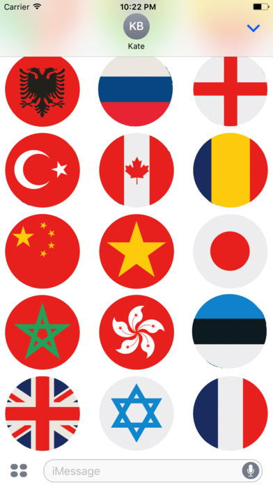 Country Flags Stickers & emoji screenshot 3