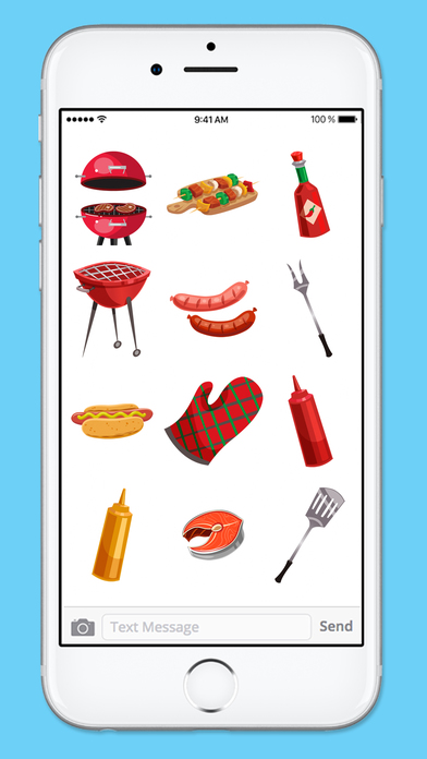 Let’s BBQ Barbeque Grilling Sticker Pack screenshot 3