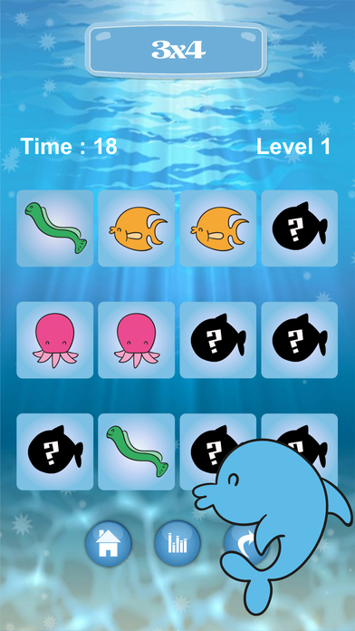 Ocean Match Puzzle Find The Pairs for kid screenshot 3
