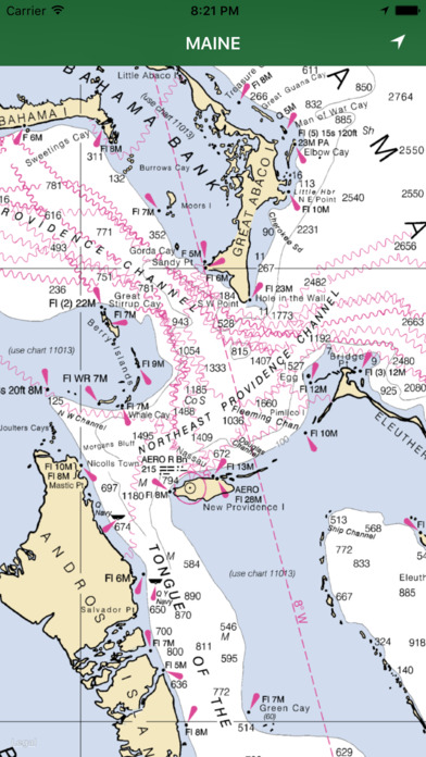 Marine : PUERTO RICO & BAHAMS GPS offline map screenshot 2