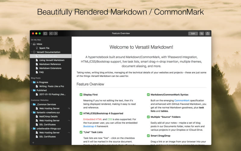 Versatil Markdown 2.1.1 Mac 破解版 - 文本编辑器