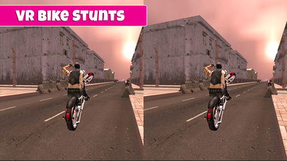VR Extreme Bike Rider: Highway Stunt Racing screenshot 2