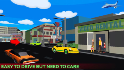 Insane Car Taxi Drive 3D screenshot 4