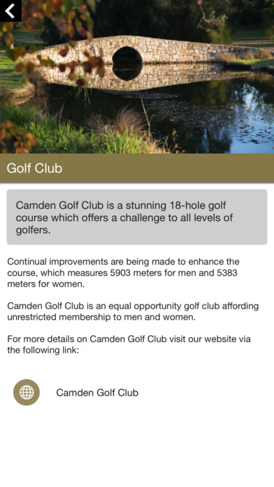 Camden Golf Club screenshot 3