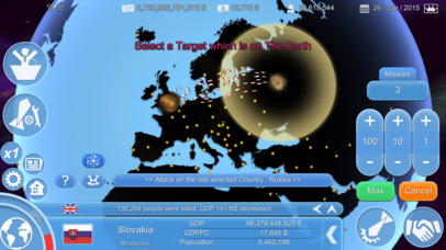 Missile War Simulator screenshot 2