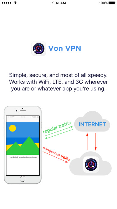 Von VPN Proxy - anonymous surfing and better net screenshot 2