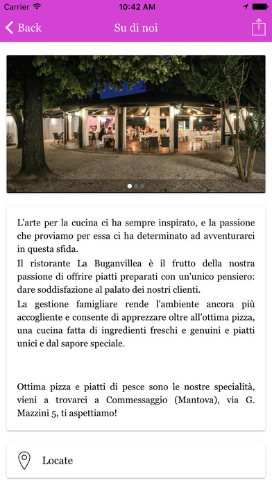 Ristorante Buganvillea screenshot 2