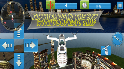 Futuristic Battle – Flying Navy Ship Air Strike screenshot 2