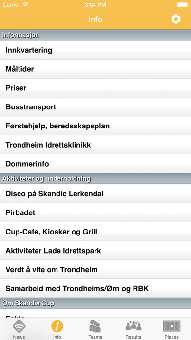Skandia Cup i Trondheim screenshot 2