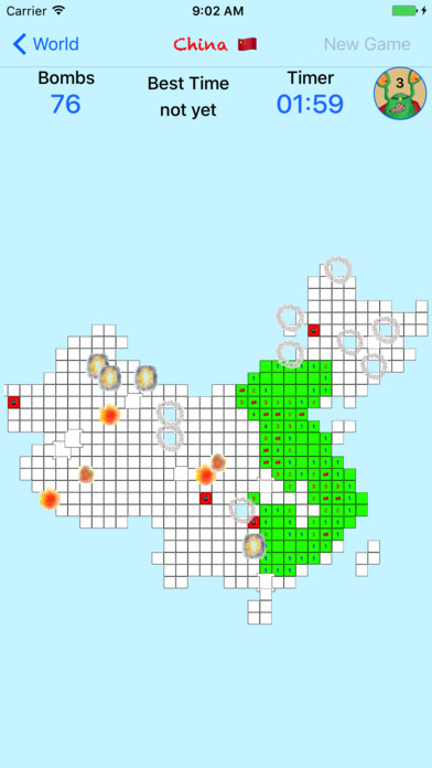 Minesweeper Nations screenshot 4