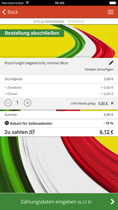 a Pizza screenshot 2