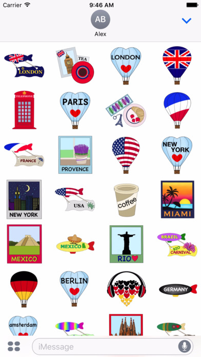 Traveler Kit Stickers screenshot 2