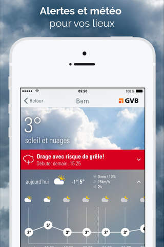 Wetter Alarm Schweiz - Meteo screenshot 2