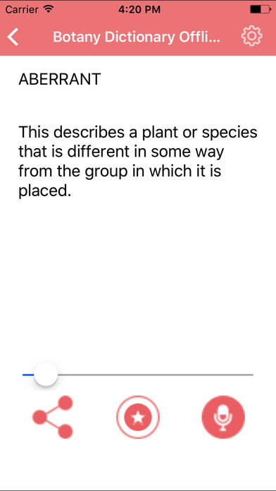 Botany Dictionary - Definitions Terms screenshot 3