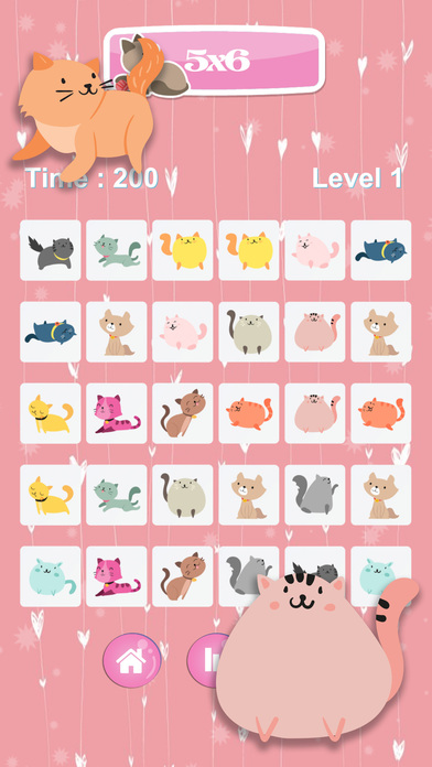 Cute Little Kitten Find Matching Game screenshot 2