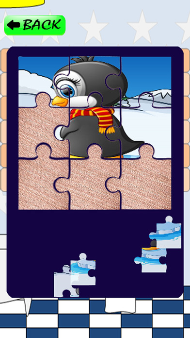 Learn Animal Jigsaw Puzzles Penguin Cartoon screenshot 3