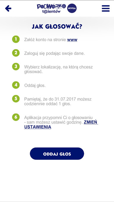 Podwórko Talentów NIVEA 2017 screenshot 2