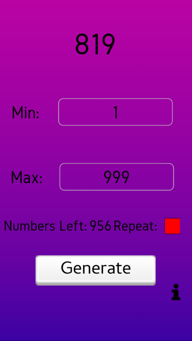 Random Number Generator - RNG screenshot 2