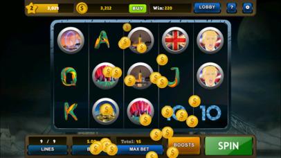 London Slots - Leicester Square Casino Game(trump) screenshot 3