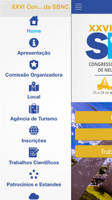 XXVI Congresso da SBNC screenshot 2