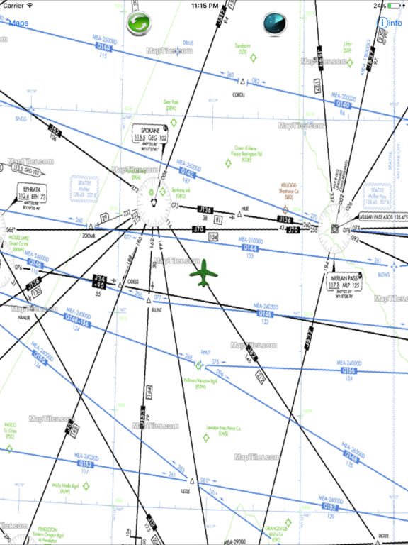reading air navigation charts