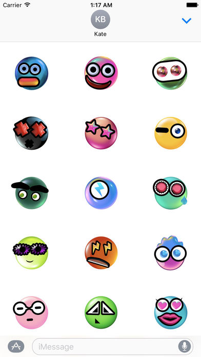 Colorful Emoji Stickers Packs screenshot 2