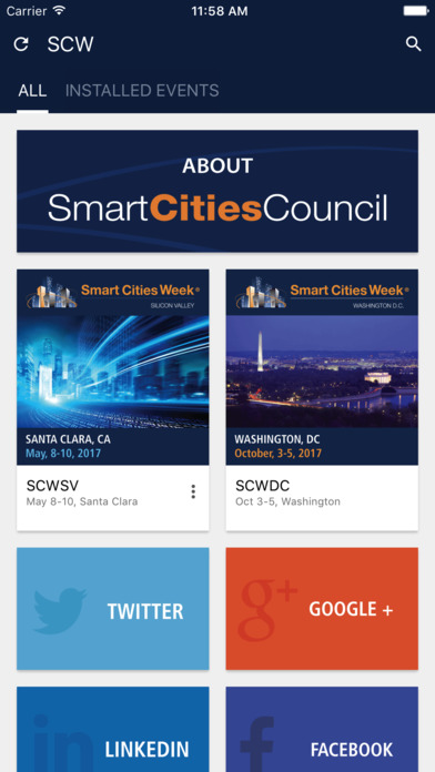 Smart Cities Week App screenshot 2