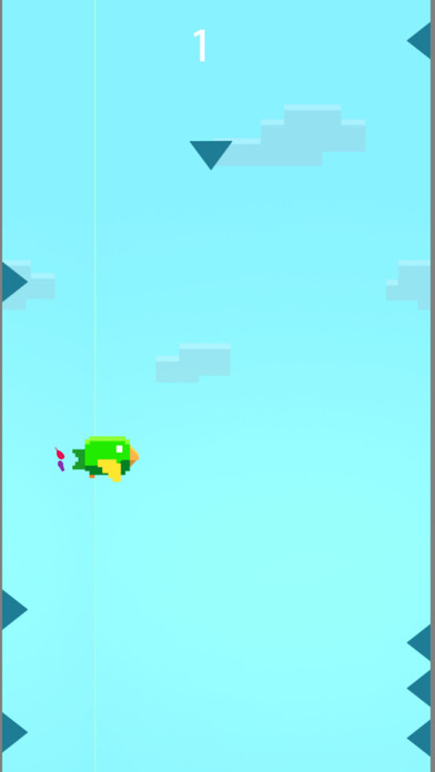 Pixel Blocky Birdy Glide screenshot 2