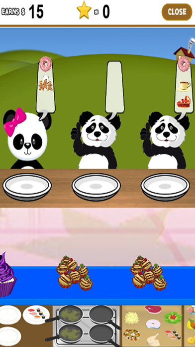 Kids Bakery Restaurant Games Panda Version screenshot 2