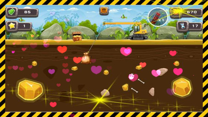 Gold Diamond Miner Fun Games 2017 screenshot 3