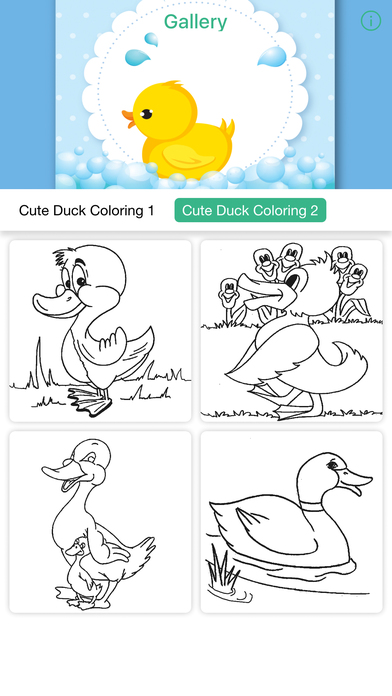 Cute Duck Coloring Drawing Book For Kids screenshot 4