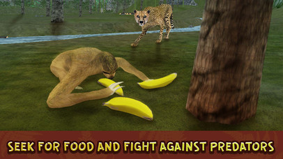 Sloth Forest Survival Simulator 3D screenshot 2