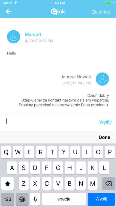 Cink - szybki kontakt z Twoimi klientami screenshot 3