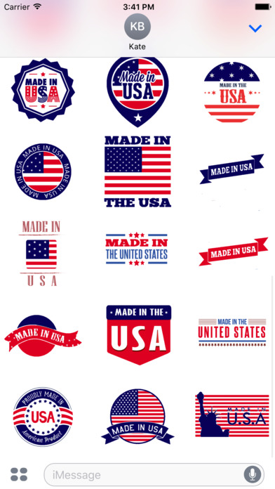 United States of America emoji screenshot 3