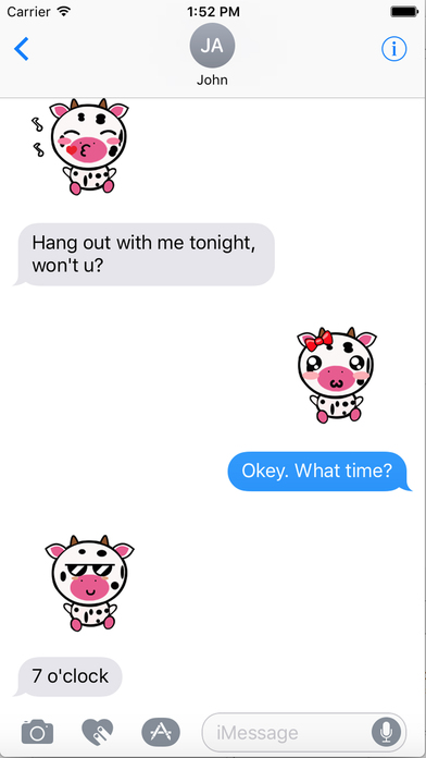 Cute PuPu - Cute Emoji Pro Pack for iMessage screenshot 3