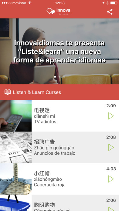 Listen&Learn - Aprende Chino screenshot 2