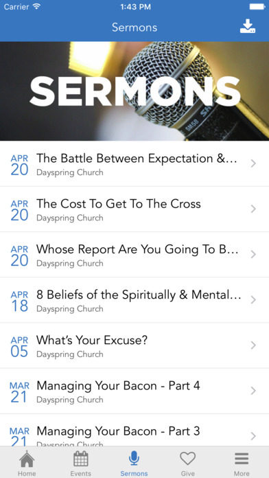 Dayspring Christian Church screenshot 3
