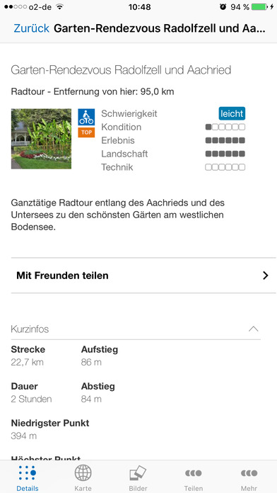 Radtouren Radolfzell am Bodensee screenshot 4