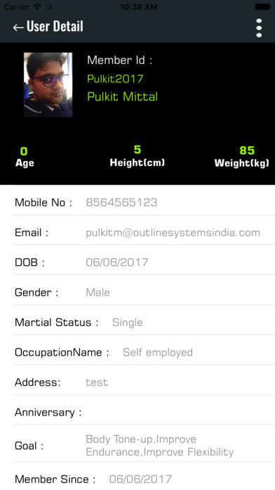 Peak Fitness India screenshot 3