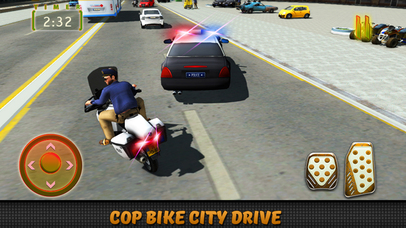 Police Motor Bike Chase - Real Cop City Drive screenshot 3