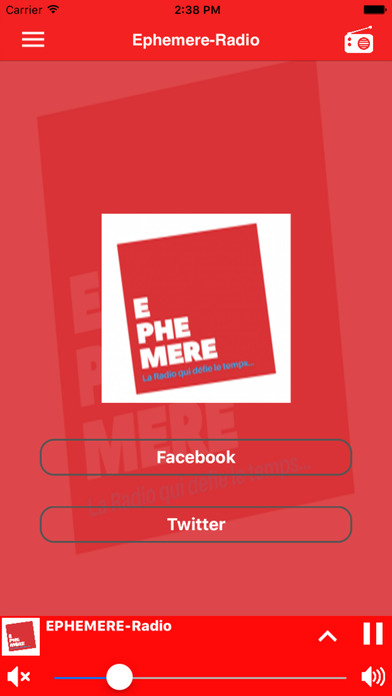 EPHEMERE-Radio screenshot 2