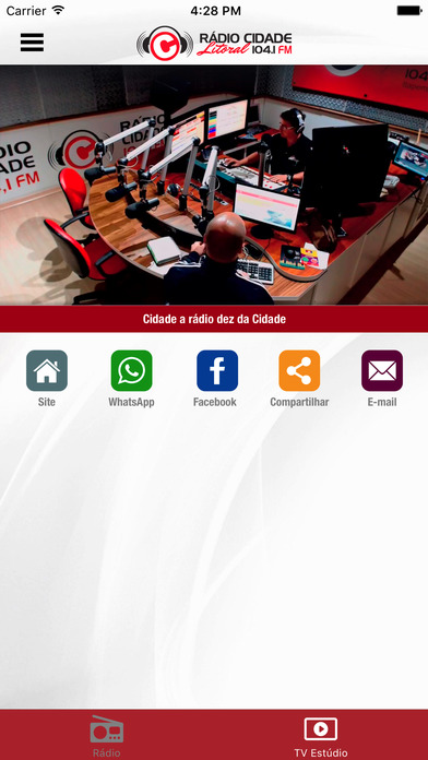 Rádio Cidade Itapema SC screenshot 2