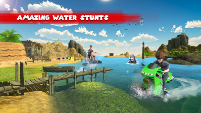Water Surfer Jet Ski Motor Bike Racing- Speed Boat screenshot 3
