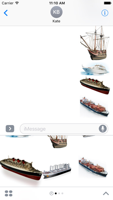 Ship Collection Stickers for iMessage screenshot 4