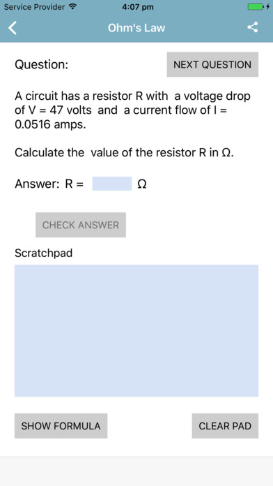 Electricity Questions screenshot 2